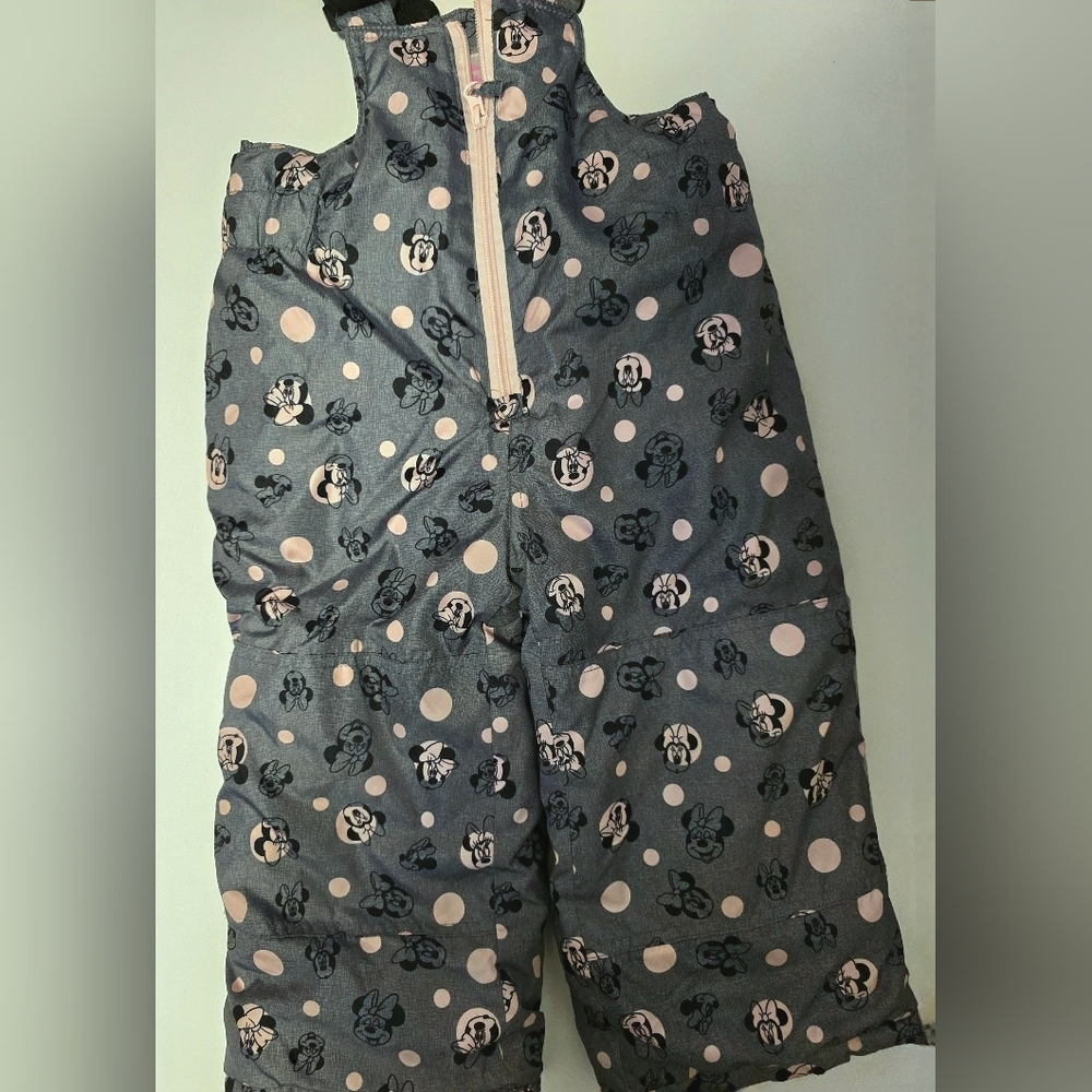 Disney Kids Winter Snow Bibs - Minnie Mouse Design